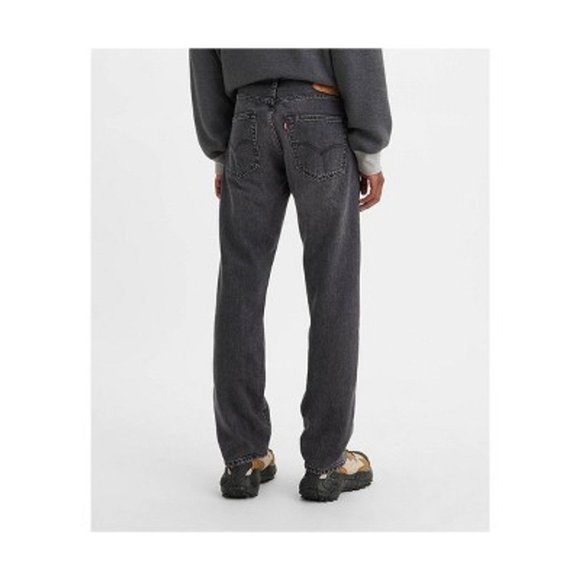 LEVI'S MENS 501 ORIGINAL STRAIGHT JEANS BLACK DENIM 38X30 NWT - Picture 2 of 2